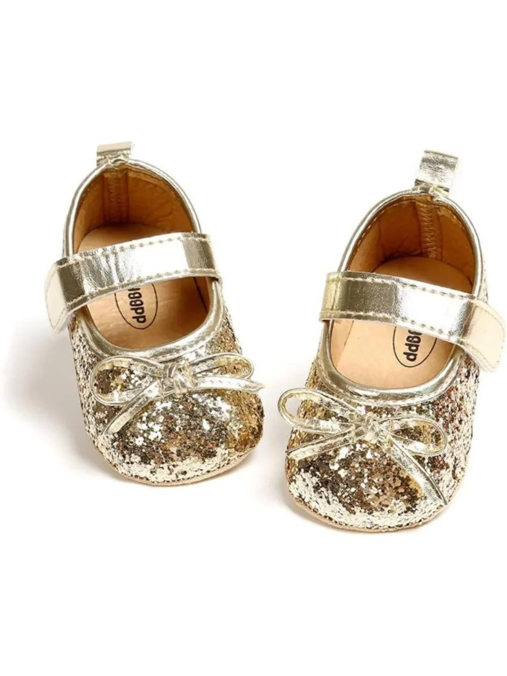 Soft Sole Bowknot Baby Girls' Mary Jane Flats | Infant Prewalker Wedding Shoes